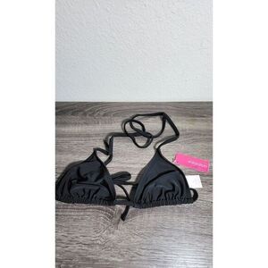 NWT Xhiliration tie neck bikini‎ top size small